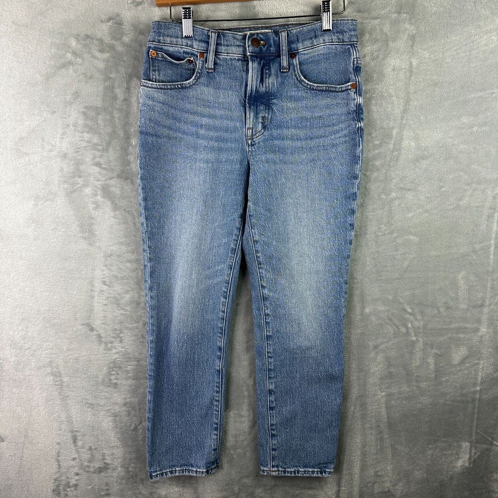 Madewell Jeans Womens 27 The Perfect Vintage Straight Medium Wash Blue High Rise